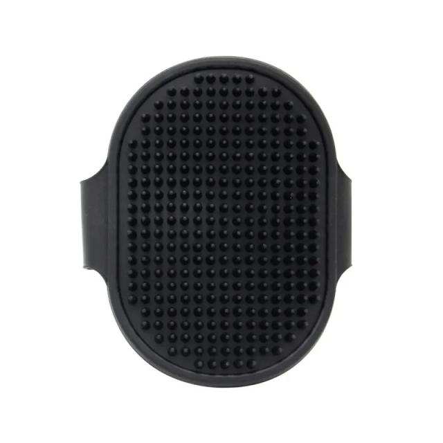 Escova de Banho e Massagem para Cães com Cinto Antiderrapante em Silicone - Ferramenta de Limpeza e Grooming com Luva de Cabelo