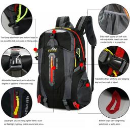 Mochila de escalada ao ar livre para homens, sacolas esportivas de trekking, mochilas unissex de montanhismo para homens, 40L - Image 2