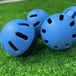 Baseball Practice Training Basketball Set, Softballs com fluxo de ar oco, rebatidas e Bater bola para Pitching, voo limitado, 12PCs - Image 3