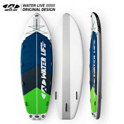 Waterlive monster board 15 "surfe inflável sup multiplayer equipe prancha 32kg super grande área esportes de lazer água - Image 2