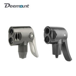 Adaptador de bico para bomba de piso de bicicleta, conversor de cabeça dupla de plástico schrader/presta para mtb, bicicleta de estrada, scooter, inflação de bola - Image 1
