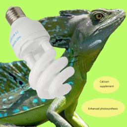 Energy Saving UV Bulb para Reptile, Cálcio Suplemento Lâmpada para Anfíbios Tartarugas Marinhas, UVB5.0, E27, 13W, 26W, 10.0 - Image 3