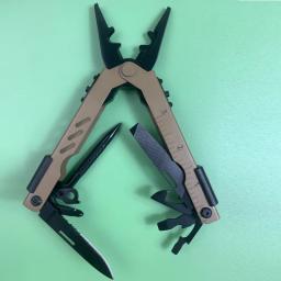 Portátil de aço inoxidável Folding Multifunction Ferramentas, Outdoor Camping Multitool, Emergency Survival Knife, Alicadores, Ferramentas EDC, Novo - Image 2