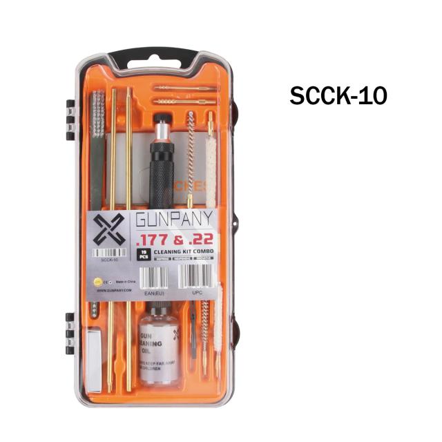 Kit de Limpeza Portátil para Airguns Vector Optics - Eficiente para Rifles, Pistolas e Calibres .22 e .177