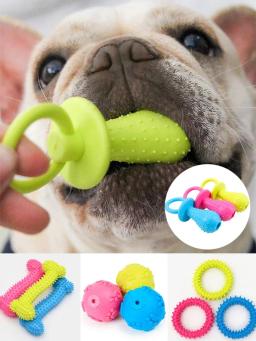 Cão brinquedos para cães pequenos indestrutíveis cão brinquedo dentes limpeza mastigar treinamento brinquedos para animais de estimação suprimentos - Image 1