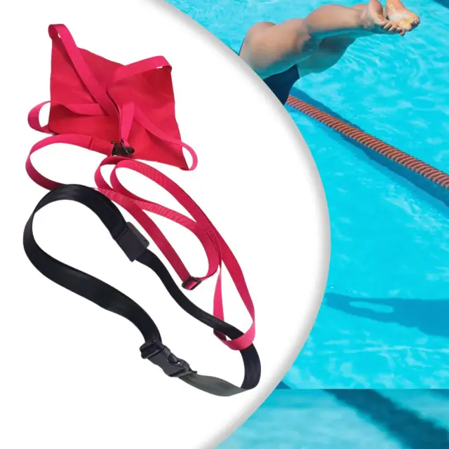 Resistência Belt para Natação: Parachute de Treino e Cinturão de Força para Melhorar Seu Desempenho na Água