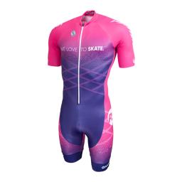 Powerslide Equipe Triathlon Skate Terno, Custom Made Skinsuit, Terno Patinadores de Velocidade, Corrida de Rolos Inline, Macacão, Roupas Speed Skats - Image 4