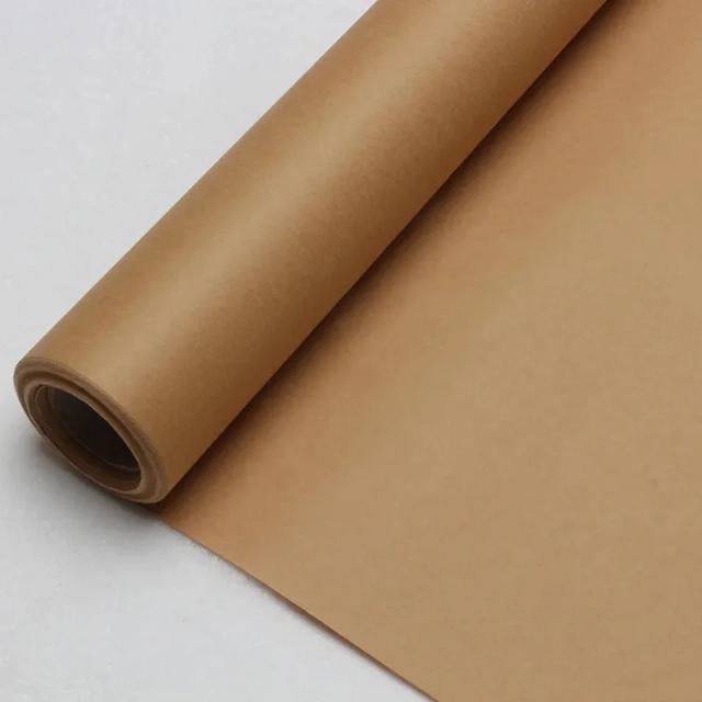 Papel Kraft Marrom para Embrulho de Presentes e Artesanato - Rolo de Embalagem 100% Reciclado Ideal para Projetos Criativos e Decoração de Paredes