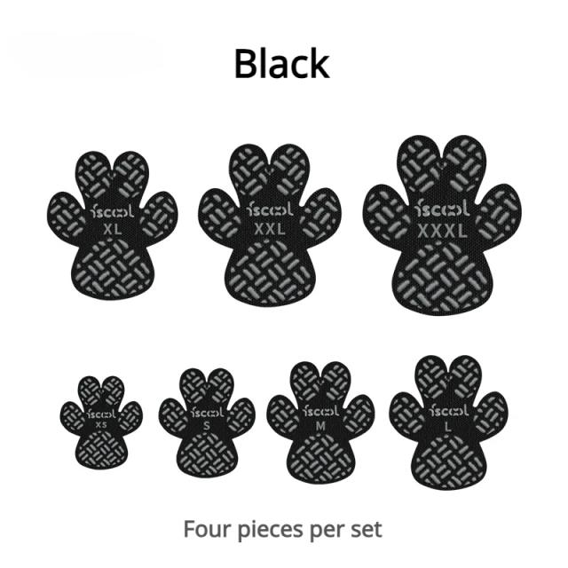 Almofada Anti Deslizante para Cães, Protetor Respirável e Impermeável, Conjunto com 4 Peças para Evitar Escorregões
