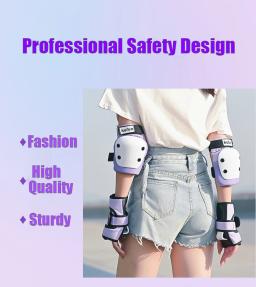 Skate esportes conjunto de equipamentos de proteção capacete adulto crianças das senhoras dos miúdos das meninas meninos feminino joelho cotovelo almofadas protetor - Image 2