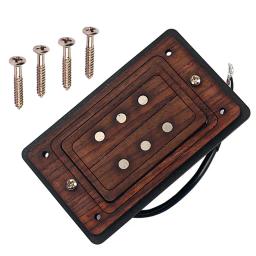 Wired 3 cordas caixa de charuto guitarra bobina dupla captador com parafusos diy - Image 4