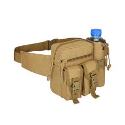 Pacote de Cintura Tática Portátil Masculina, Bolsa de Cinto de Nylon, Bolsa de Telefone, Esportes ao Ar Livre, Caça, Escalada, Camping, Caminhada, Garrafa de Água - Image 3