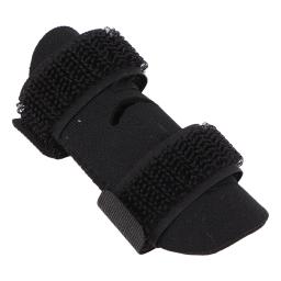 Dedo luva suporte ajustável protetor preto dedo tala envoltório para basquete voleibol beisebol dedo amigo envoltórios - Image 4