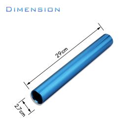 Alumínio Relay Batons Training Tool, Atletismo, Corrida de Corrida, Match Game, Sport Tool, Azul, 4 pcs - Image 2