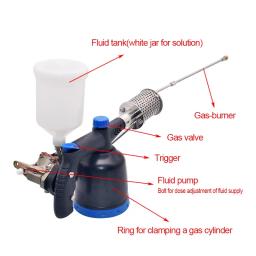 Evaporador de abelha, ácido oxálico, vaporizador de abelha, controle de ácaros varroa, propano, insetos, apicultor, colmeia, fumigação - Image 1