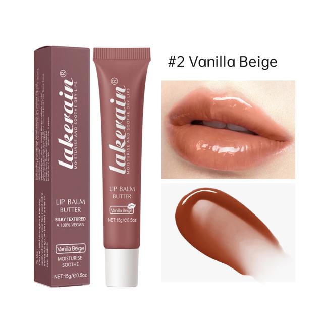 Lakerain Manteiga de Protetor Labial Hidratante Brilho Labial 15g