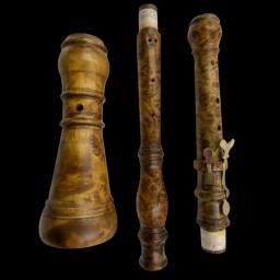 Oboe profissional estilo barroco alemão A-415HZ, oboé de madeira com olho de pássaro sólido - Image 1