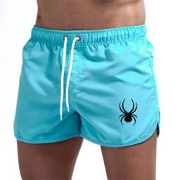 Calções de banho respiráveis masculinos calções de praia confortáveis fitness basquete esportes casuais shorts de verão - Image 6