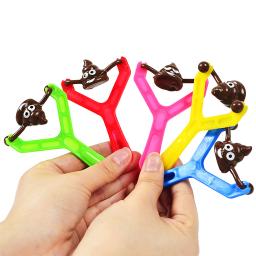 Brinquedos de cocô de tiro falso para crianças, colorido divertido saco de aniversário, enchimento de piñata, presentes para meninos e meninas, conjunto de 12 - Image 5