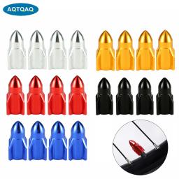 Alumínio foguete pneu válvula tampas para carro, motocicleta, moto liga de pneus capas, EUA Válvula hastes, carro-Styling peças, 4pcs por conjunto - Image 1