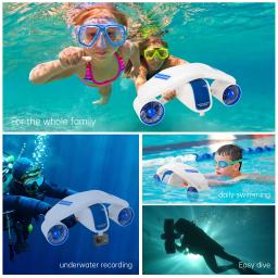 Hélice Subaquática Elétrica para Equipamento de Natação, Scooter Subaquática, Esportes Aquáticos, Mergulho, 2 Speed Level, Subaquático Booster - Image 6