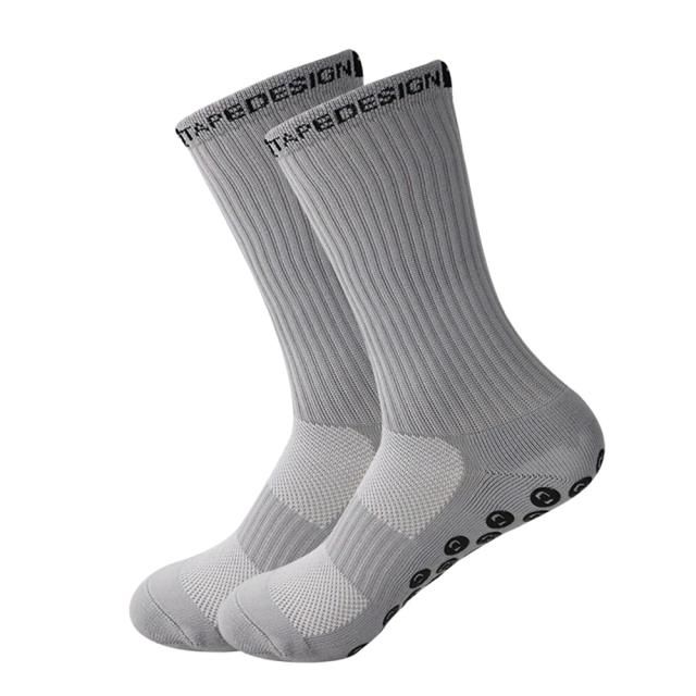 Meias Antiderrapantes para Futebol, Rugby e Ciclismo - Novo Par Masculino
