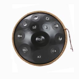 Tambor Pantam de aço para Yoga e Meditação, Hand Pan Drum, Handpan 12 Notas, 440Hz D Minor, 22 pol - Image 6