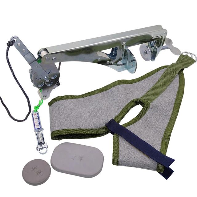 Kit Dispositivo Tração Cervical Ajustável Quiropraxia 30KG