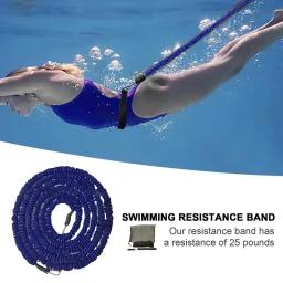 Cinto de resistência de natação 4m ajustável piscina cinto de natação para natação bungee cabo para natação cross-training água reabilitativa - Image 4