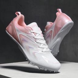 Sapatos profissionais de picos de atletismo para homens, competição de treinamento, corrida leve, antiderrapante, impermeável, por atacado - Image 1