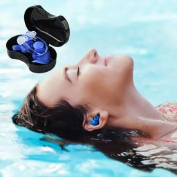 Conjunto de Tampões e Clipes para Nariz, Impermeável, Anti-ruído, Surf, Mergulho, Exterior, Esportes Aquáticos, Acessórios de Piscina, Verão - Image 2