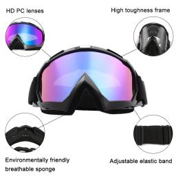 Óculos de esqui à prova de vento ciclismo motocicleta óculos anti-nevoeiro óculos de esqui snowmobile esporte ao ar livre neve snowboard óculos - Image 3