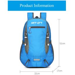 Bolsa de montanhismo de esportes ao ar livre para homens e mulheres, mochila com grande capacidade, Yamaha MT-07, MT07, MT 07, novo, 40L - Image 2