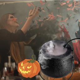 Dia das bruxas máquina de fumaça led umidificador névoa fabricante cor em mudança pote bruxa fogger festa decoração prop diy cena layout - Image 6