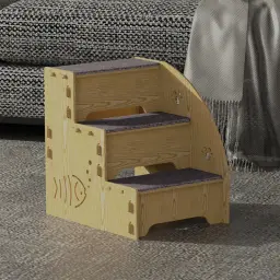 Escada de madeira Pet Escalada para Gato e Cão, Sofá Passos, Home Supplies, Montar Parkour, Cat Toys, Drop Shipping - Image 2
