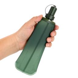 TPU Folding Soft Flask Esporte Garrafa De Água, Dobrável Bebida Saco De Água, Corrida, Camping, Caminhadas - Image 2