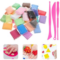 Conjunto de brinquedos de argila colorida para crianças, secador de ar, modelagem espumante em pó, kit polímero, brinquedos DIY - Image 6