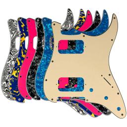 Fei Man-Guitarra personalizada Scratch Plate, Guitarra Pickguards, Acessórios Personalizados, 11 Furos de Parafuso para EUA e México Standard ST HH Strat - Image 1