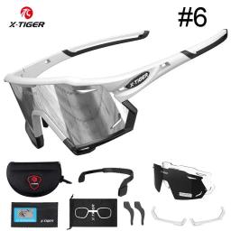 X-TIGER óculos de ciclismo uv400 ciclismo óculos de sol esportes polarizados das mulheres dos homens óculos de sol mtb corrida bicicleta óculos - Image 1