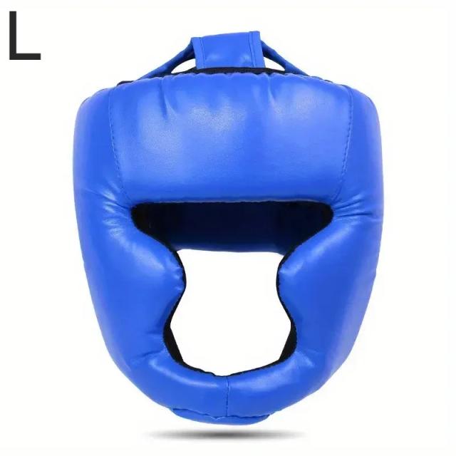 Capacete de Boxe Fechado para Proteção em Treinamento e Combate, Ideal para Sanda e Muay Thai