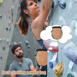 Saco giz com cordão, escalada ajustável e halterofilismo, Bouldering e Magnésia Equipamentos - Image 3