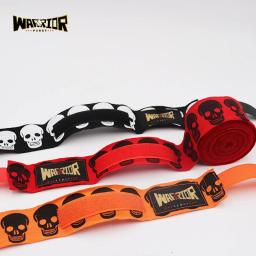 Envoltórios manuais de esqueleto para treinamento, Luvas De Bandagem De Boxe, Poli e Algodão, Luvas de Kickboxing, Muay Thai, 5m, 2 peças - Image 5