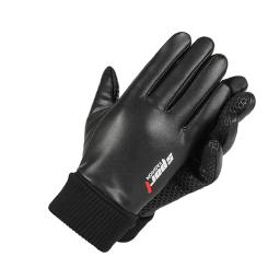 Luvas de veludo para motocicletas masculinas, luvas quentes, antiderrapantes, tela sensível ao toque, impermeável, esportes, caminhada, ciclismo, 2, meio dedo, masculino, inverno - Image 3