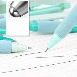 Conjunto de canetas gel para festa, conjunto de 4, 5mm, tinta de cor preta, para escrever, escritório, escola, f7468 - Image 3