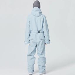 Inverno novos suítes de esqui casal à prova dwaterproof água neve macacão feminino quente agasalho de esqui ao ar livre à prova vento snowboard roupas - Image 4
