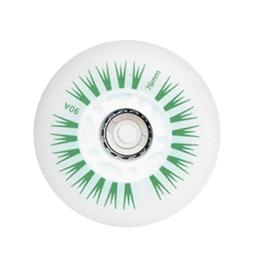 Luz LED piscando polia rodas de rolo, patinação de velocidade em linha, deslizando luz LED, 76mm - Image 2