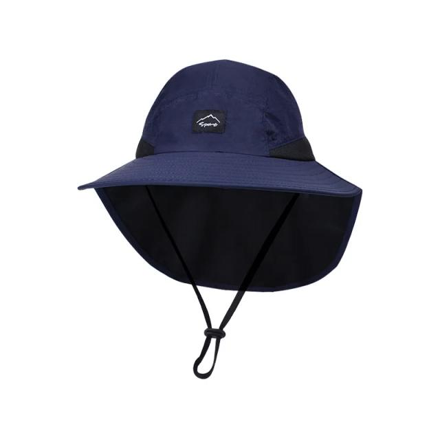 Chapéu de Pescador Masculino Aba Larga Resistente à Água Respirável Proteção Solar UV Verão