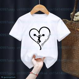 -camisetas kawaii para niñas, camisetas deportivas para entusiastas de la gimnasia, ropa de moda para niños, camiseta para niñas de 2 a 15 - Image 2