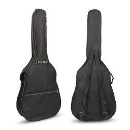 Impermeável Oxford Tecido Guitar Case, Gig Bag, alças duplas, algodão acolchoado, 600D macio, baixo elétrico Mochilas, 40 ", 41" - Image 6
