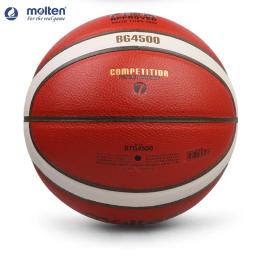 MOLTEN-Bola de basquete antiderrapante, couro PU, resistente ao desgaste, treinamento de jogo interno e externo, BG5000 oficial, original - Image 2